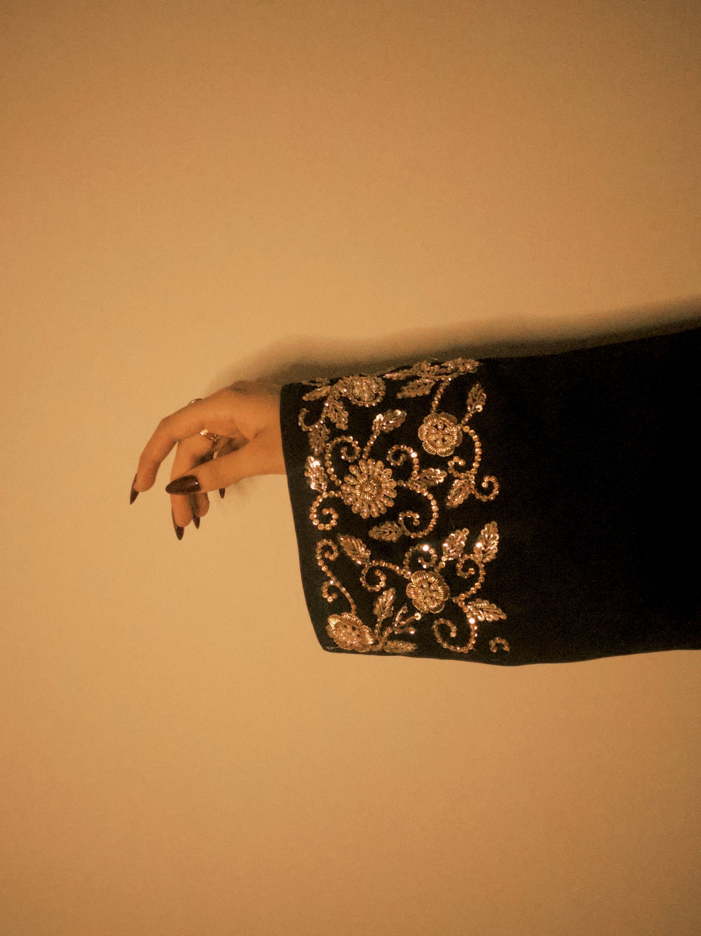 Noor-e-Luxe Abaya ( Black Zari)