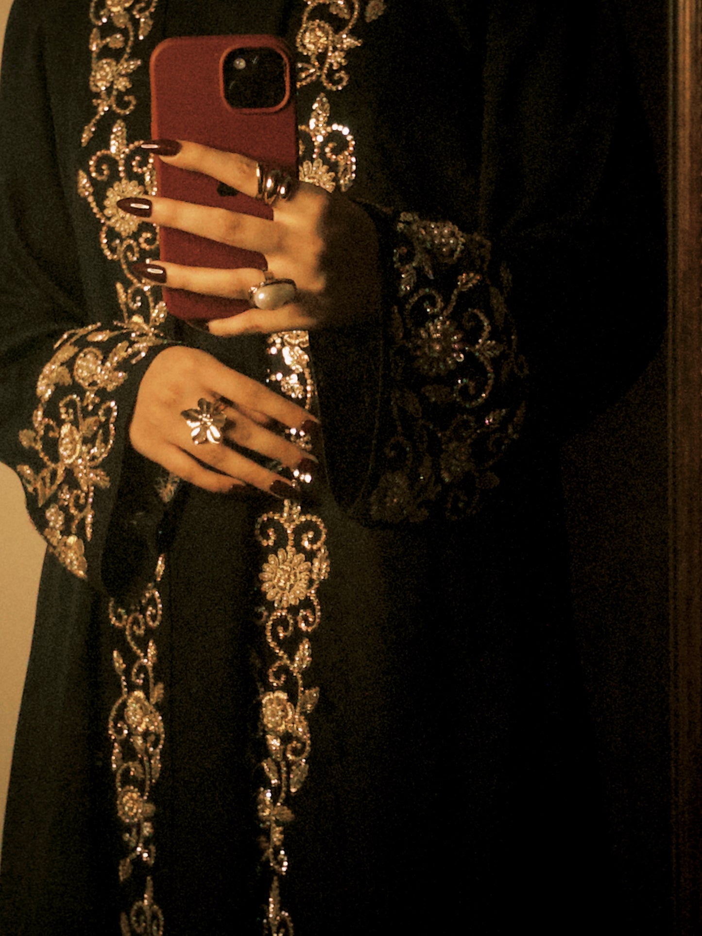 Noor-e-Luxe Abaya ( Black Zari)